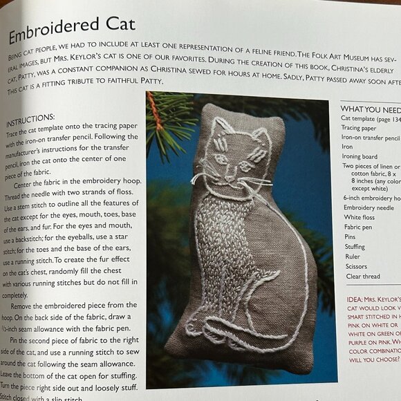 THE ART-FULL TREE: ORNAMENTS TO MAKE paperback book - Picture 8 of 9